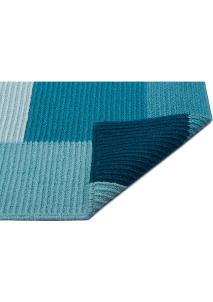 Teselya Bej Çizgili Yün Modern Desenli Yün Hav Toz Vermez Leke Tutmayan Salon Yolluk Mutfak El Dokuma Halı fiyatları