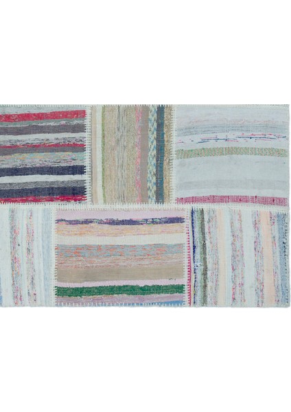 Iskece Bej Patchwork Yün Modern Desenli Yün Hav Toz Vermez Leke Tutmayan Salon Yolluk Mutfak El Dokuma Halı fırsatları