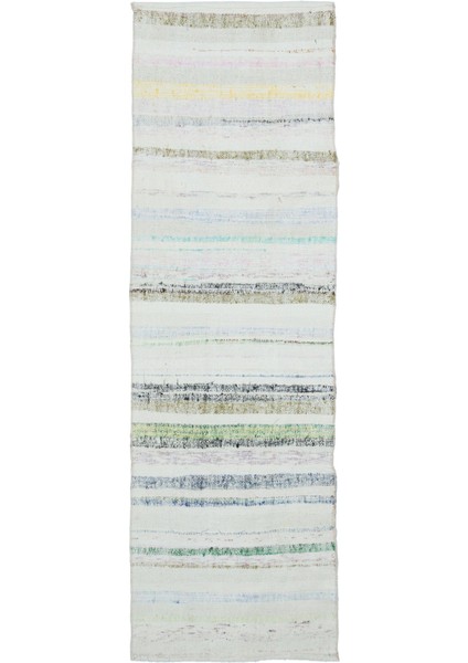 Atina Mavi Eskitme Yün Modern Desenli Yün Hav Toz Vermez Leke Tutmayan Salon Yolluk Mutfak El Dokuma Halı