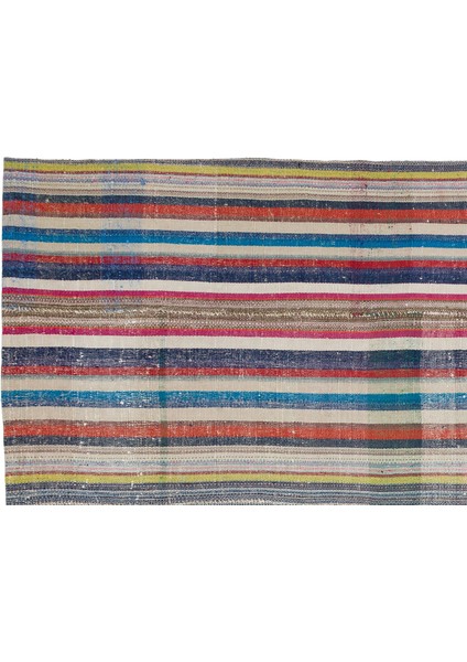 Girit Bej Çizgili Yün Modern Desenli Yün Hav Toz Vermez Leke Tutmayan Salon Yolluk Mutfak El Dokuma Halı fırsatları