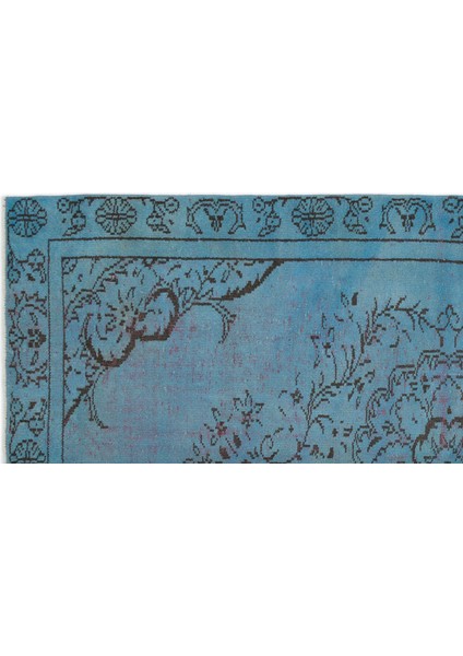 Atina Mavi Eskitme Yün Modern Desenli Yün Hav Toz Vermez Leke Tutmayan Salon Yolluk Mutfak El Dokuma Halı modelleri