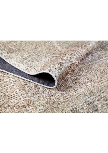 Torbat Gold Göbekli Etnik Modern Desenli Makinada Yıkanabilir Hav Toz Vermez Leke Tutmayan Kaymaz Taban Dijital Makine Baskı Salon Yolluk Mutfak Halı fırsatları
