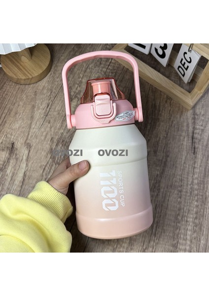 1100ML 316 Paslanmaz Çelik Pipetli Yalıtımlı Kupa (Yurt Dışından)