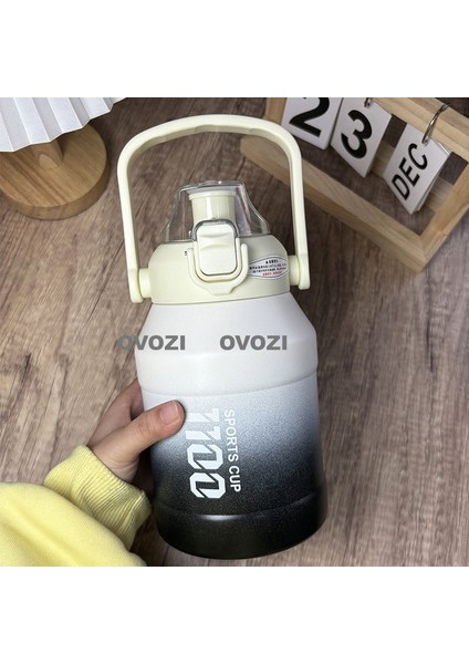 1100ML 316 Paslanmaz Çelik Pipetli Yalıtımlı Kupa (Yurt Dışından)