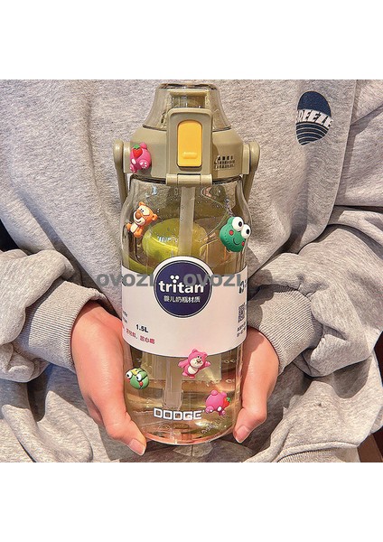 3D Karikatür Çıkartmalı 2000ML Tritan Spor Kupa (Yurt Dışından) modelleri