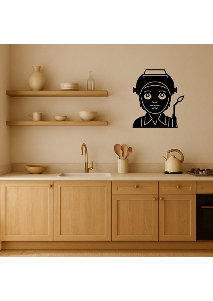 Iç Mekan Dekoratif Fabrika Işçisi Kadın Emoji Tablosu - BRNTEK8582-9102 fiyatları