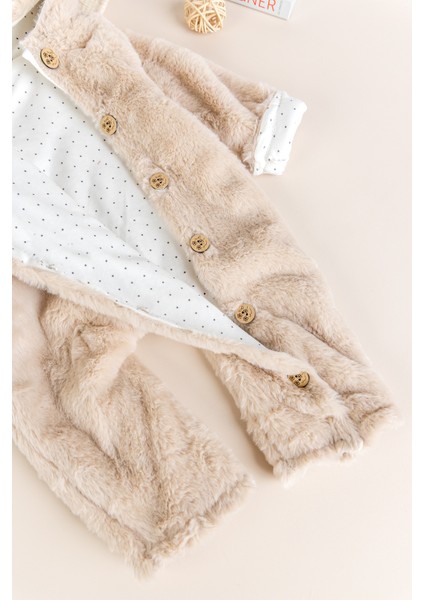 Tavşan Fiğürlü Kışlık Peluş Kız/erkek Bebek Tulum modelleri