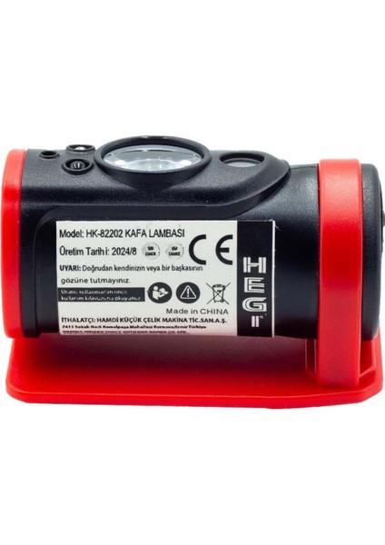 Kafa Lambası HK-82202 | 500 Lümen LED | Şarjlı | Ayarlanabilir | A+ fırsatları