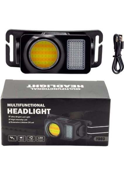 Kafa Lambası TC-82202 | 300 Lümen LED | Şarjlı ve Ayarlanabilir | A+ fırsatları