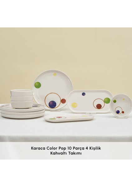 Color Pop 10 Parça 4 Kişilik Kahvaltı Takımı modelleri
