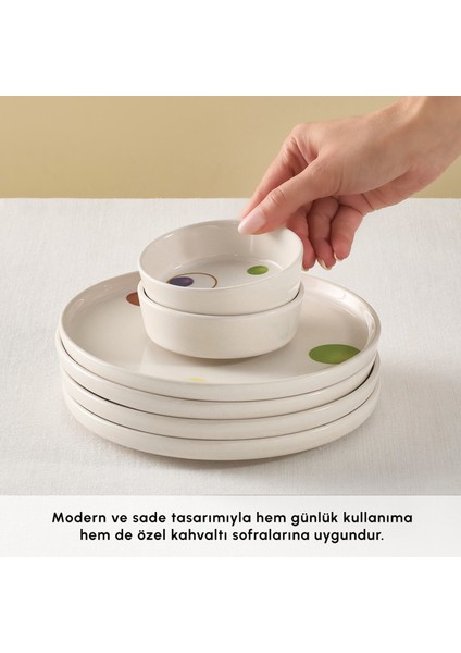 Color Pop 10 Parça 4 Kişilik Kahvaltı Takımı