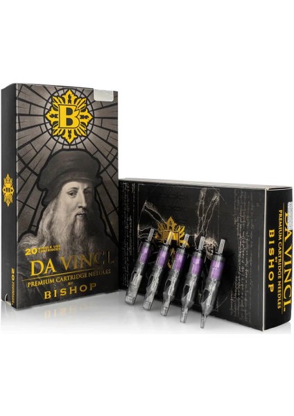 Davinci V2 | 1009 Cmlt | Curved Magnum Bugpin Long Taper Kartuş Dövme İğnesi modelleri