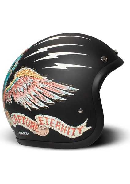 Jet Retro Eagle Açık Motosiklet Kaskı