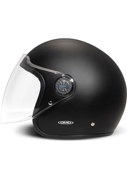 Demi-Jet P1 06 Matt Black Açık Motosiklet Kaskı indirimleri