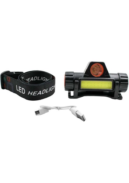 Kafa Lambası H41R | 100 Lümen LED | Şarjlı/usb Girişli | Hafif & Ayarlanabilir | A+