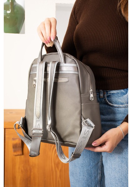 Kadın 9 Bölmeli Sırt Çantası 4040 indirimleri