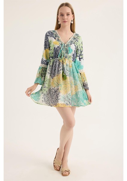 Mercan Desenli Tunik