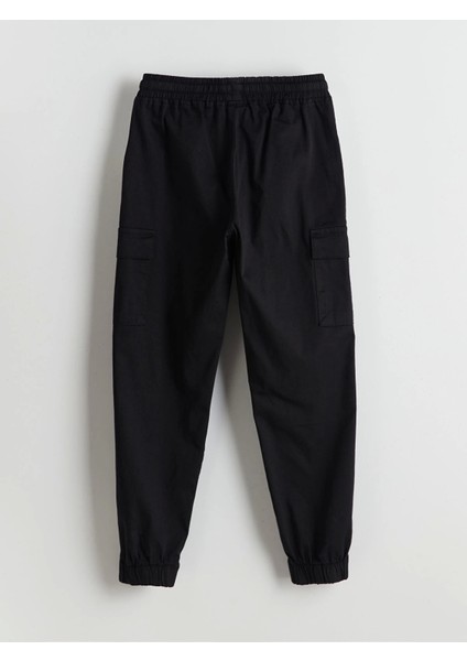 Lcw Kids Siyah Beli Lastikli Erkek Çocuk Kargo Jogger Pantolon fiyatları