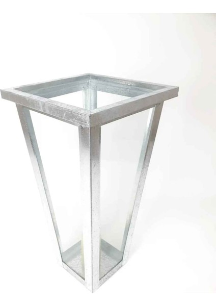 Çok Amaçlı Metal Çiçeklik Mumluk Camlı Galvaniz Vazo modelleri
