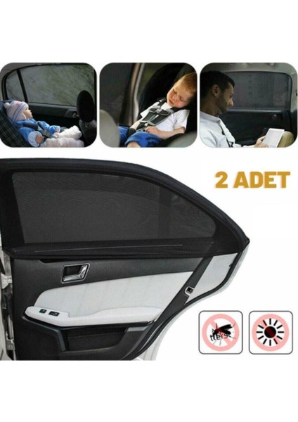 Hyundai I20 (2008-2014) 2 Adet Oto Yan Cam Perdesi Araba Arka Güneşlik