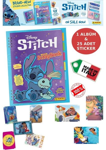 1 Adet 2025 Panini Stitch Süper Scrapbook Albüm