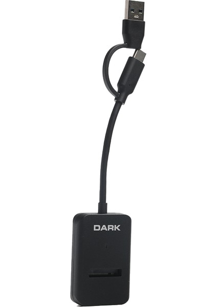 USB 3.1 - M.2 NGFF (10Gbps) Taşınabilir Disk Yerleştirme Adaptörü (USB-A ve USB-C Çift Başlık) (DK-AC-DSEM3)