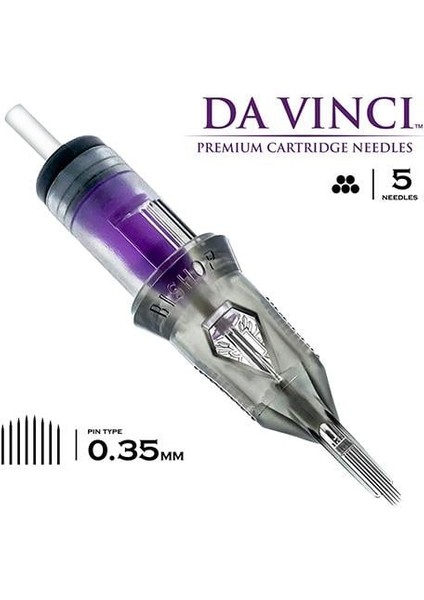 Davinci V2 | 1205 Cmlt | Curved Magnum Long Taper Kartuş Dövme İğnesi fiyatları