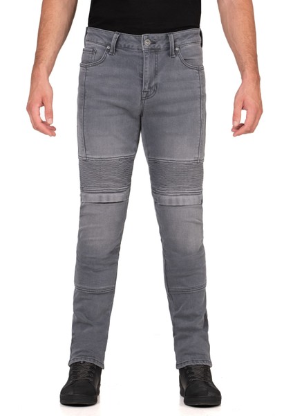 Iron Shield Flexi Grey Korumalı Motosiklet Kot Pantolonu Erkek fiyatları