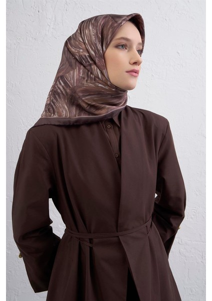 Klasik Desenli Saf Ipek Twill Eşarp 9430D 36 fiyatları