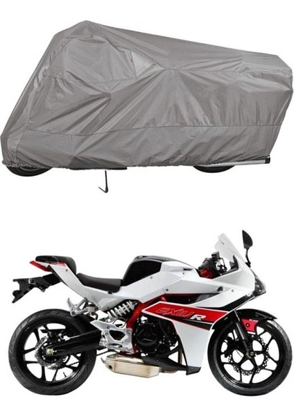 | Hyosung Gd 250 R Bağlantı Tokalı Uyumlu Solarblock Prime Uyumlu Motosiklet Brandası | Su Geçirmez, %99 UV, Yansıtıcı Gümüş Üst, 360° Lastikli, Taşıma Çantalı