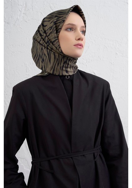 Klasik Desenli Saf Ipek Twill Eşarp 9435D 40 fiyatları