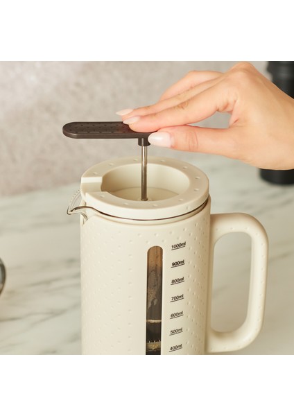Vini French Press 1000 ml Krem modelleri