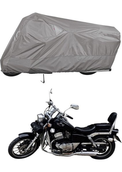 | Regal Raptor Dd 250E-9B Bağlantı Tokalı Uyumlu Solarblock Prime Uyumlu Motosiklet Brandası | Su Geçirmez, %99 UV, Yansıtıcı Gümüş Üst, 360° Lastikli, Taşıma Çantalı fiyatları