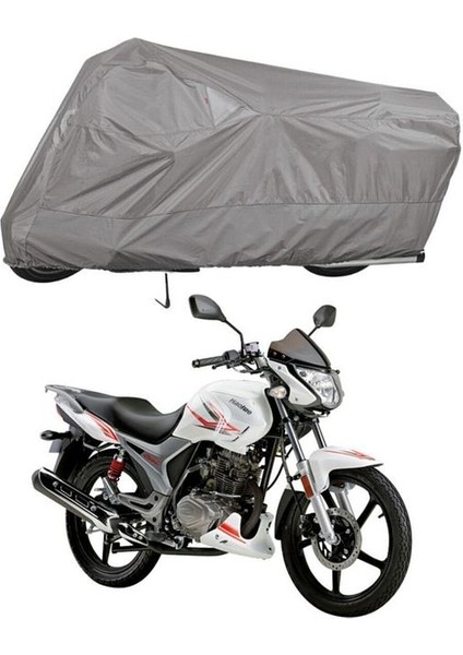 | Haojue Hj 150-9 , Bağlantı Tokalı Uyumlu Solarblock Prime Uyumlu Motosiklet Brandası | Su Geçirmez, %99 UV, Yansıtıcı Gümüş Üst, 360° Lastikli, Taşıma Çantalı fiyatları