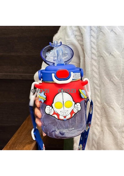 820ML Ultraman Çocuk Pipetli Kupa (Yurt Dışından)