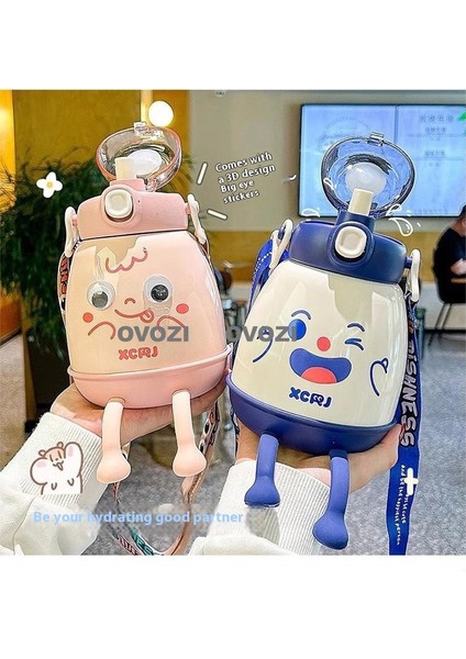 750ML Karikatür Yüksek Değerli Kupa 304 Paslanmaz Çelik Yalıtımlı Kupa, Temizleme Seti ile (Yurt Dışından) modelleri