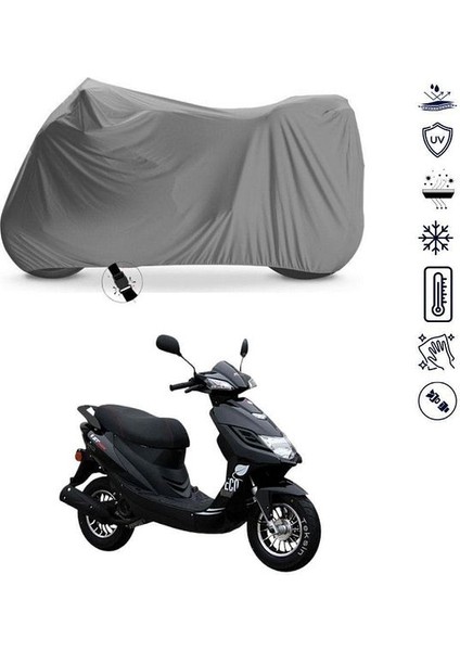 | Stmax Dabra 50 Bağlantı Tokalı Uyumlu Solarblock Prime Uyumlu Motosiklet Brandası | Su Geçirmez, %99 UV, Yansıtıcı Gümüş Üst, 360° Lastikli, Taşıma Çantalı fiyatları