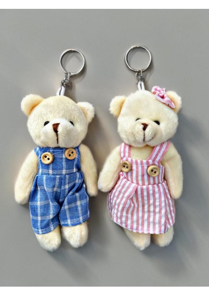 Sevgili Peluş Anahtarlık & Çanta Süsü 12 cm Çok Renkli