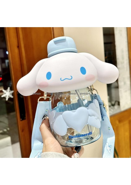 850ML Karikatür Yüksek Değerli Öğrenci Çocuk Pipetli Su Dağı (Yurt Dışından)