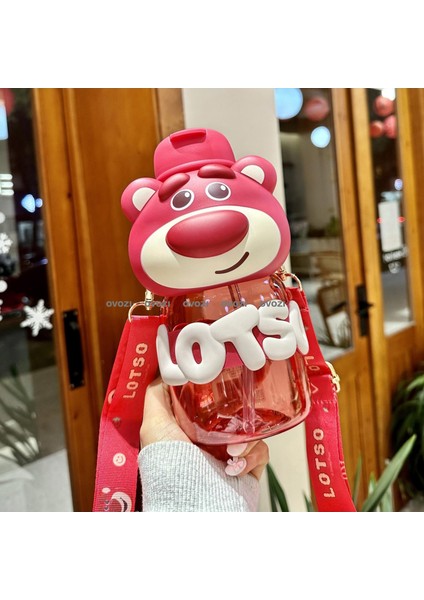 850ML Karikatür Yüksek Değerli Öğrenci Çocuk Pipetli Su Dağı (Yurt Dışından)