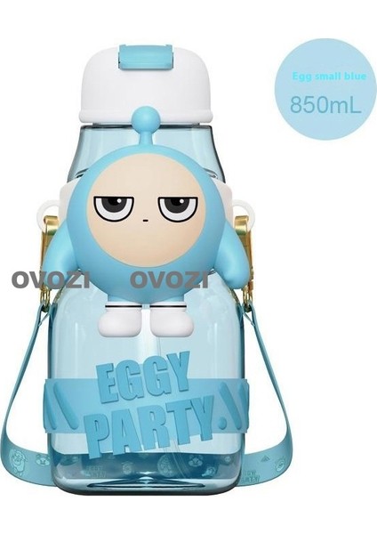 850ML Karikatür Yüksek Değerli Öğrenci Çocuk Pipetli Su Dağı (Yurt Dışından)