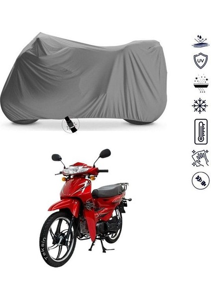 | Ramzey Rmz Cup 100 Bağlantı Tokalı Uyumlu Solarblock Prime Uyumlu Motosiklet Brandası | Su Geçirmez, %99 UV, Yansıtıcı Gümüş Üst, 360° Lastikli, Taşıma Çantalı fiyatları