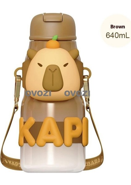640ML Karikatür Yüksek Değerli 316 Paslanmaz Çelik Pipetli Yalıtım Kabı (Yurt Dışından)