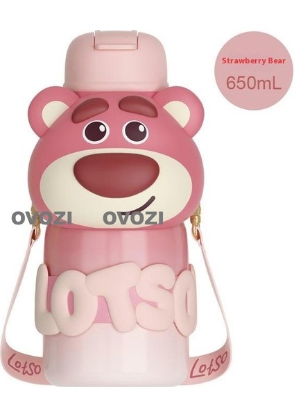 640ML Karikatür Yüksek Değerli 316 Paslanmaz Çelik Pipetli Yalıtım Kabı (Yurt Dışından)