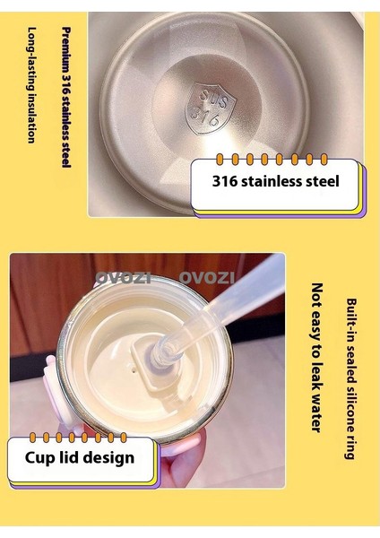 700ML Karikatür 316 Paslanmaz Çelik Yalıtımlı Kupa (Yurt Dışından) modelleri