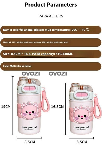 510ML Yüksek Değerli 316 Paslanmaz Çelik Öğrenci Çocuk Isı Yalıtım Kabı (Yurt Dışından) fiyatları