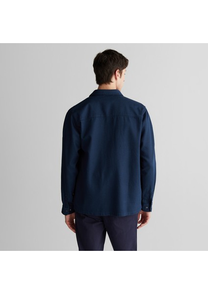 Erkek Lacivert Oversize Fit Gömlek fiyatları
