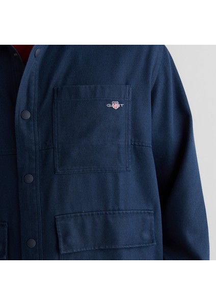 Erkek Lacivert Oversize Fit Gömlek fırsatları