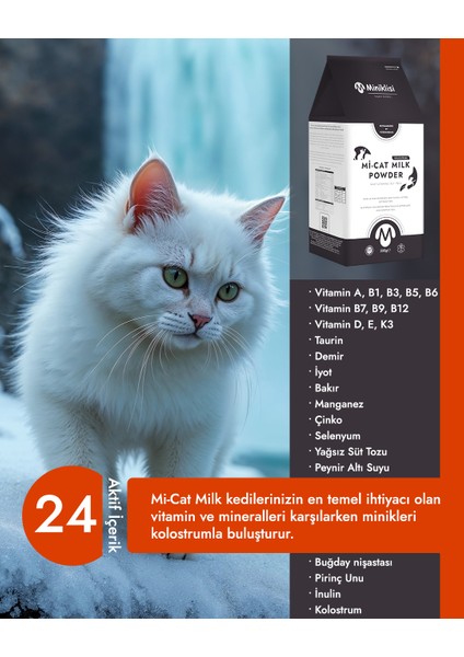 Kedi Süt Tozu Kolostrumlu 200 GR ”Mi-Cat Milk Powder” fiyatları