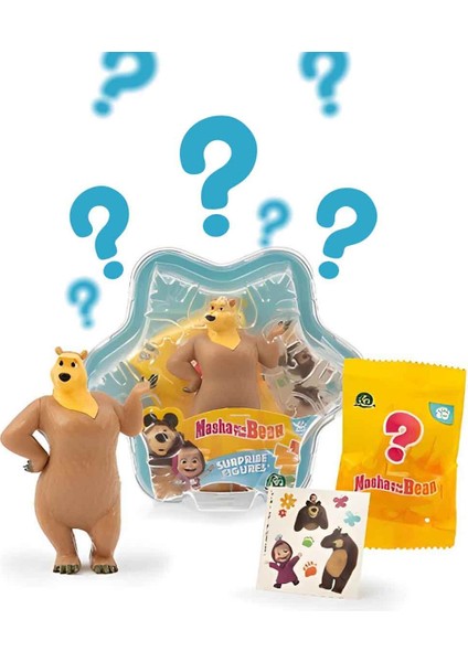 Masha ile Koca Ayı Figürlü Kartanesi Paketi MHA29000 - Dişi Ayı